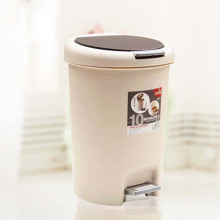 Round Pedal 10L Plastic Waste Bin